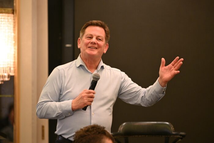 Ronan Horgan CEO of Capitalflow speaking at the event. Photo: Bryan Meade