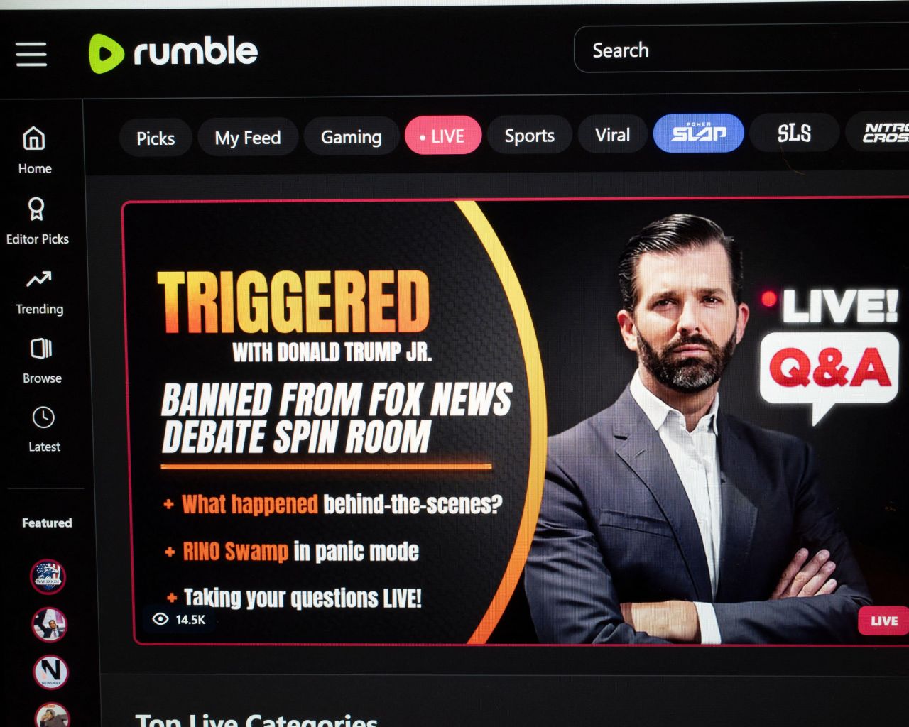 Controversial streaming platform Rumble eyes Irish beachhead for merger